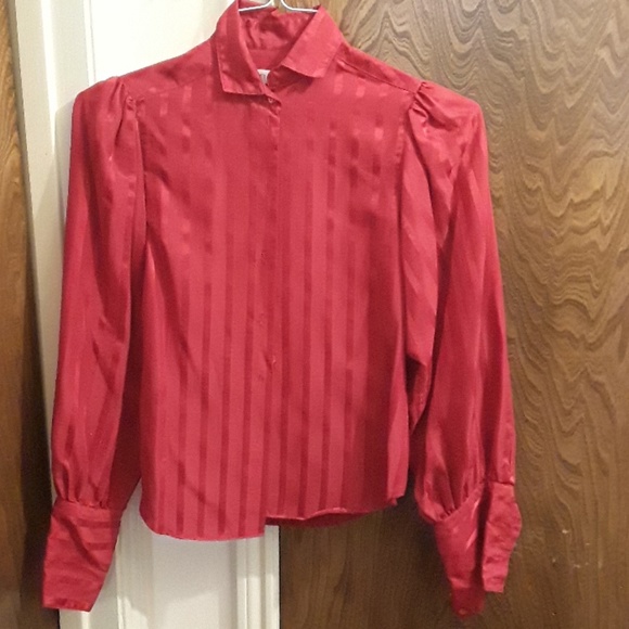 Beautiful red size 4 ladies women's blouse - Picture 1 of 5